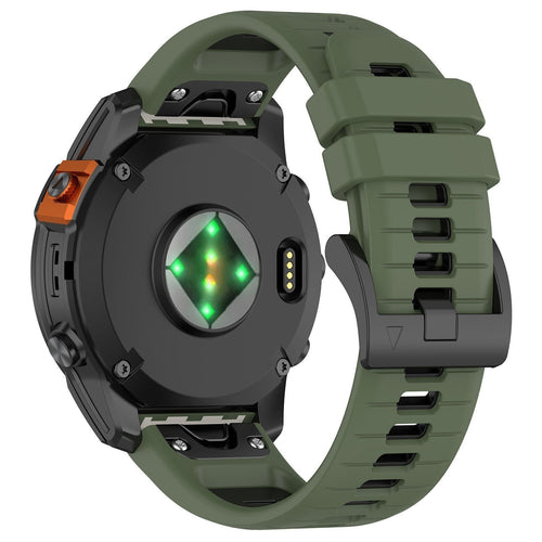 Garmin Approach S70 - 47mm sport gesp band (olijfgroen/zwart)