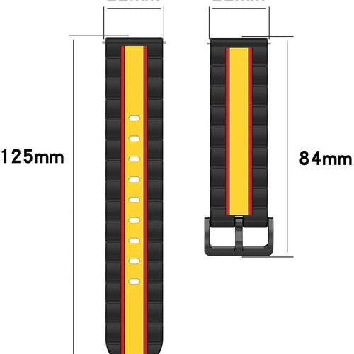 Coros Pace 4 Special Edition Strap (Black/Yellow)