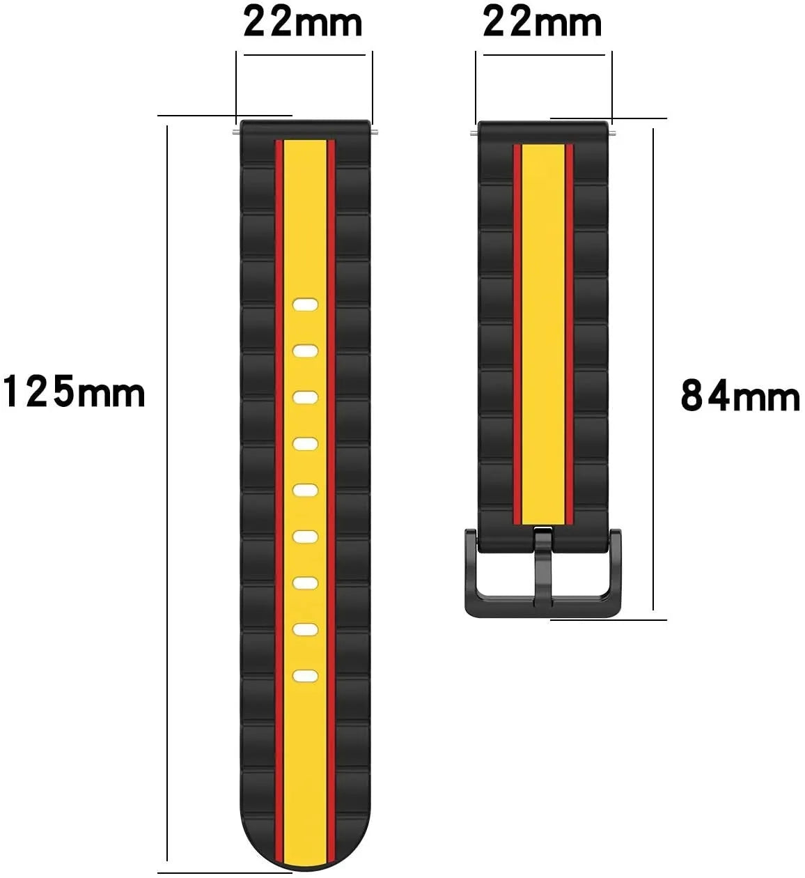 Oppo Watch X3 Special Edition Strap (Black/Yellow)
