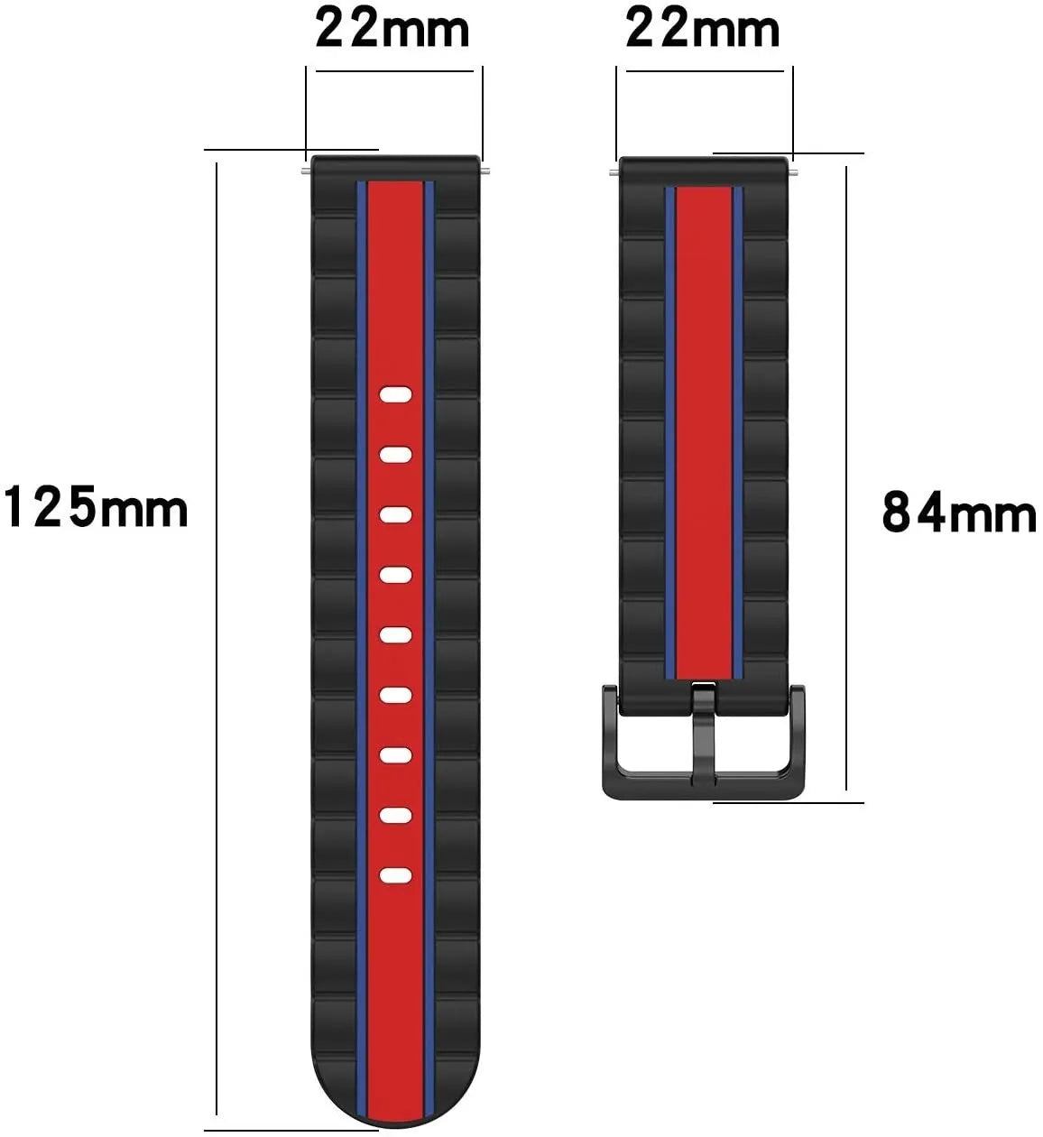 Gard Pro Ultra 2+ Special Edition Strap (Black/Red)