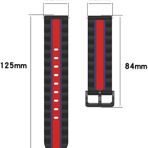 OnePlus Watch 3 - 46mm special edition band (zwart/rood)