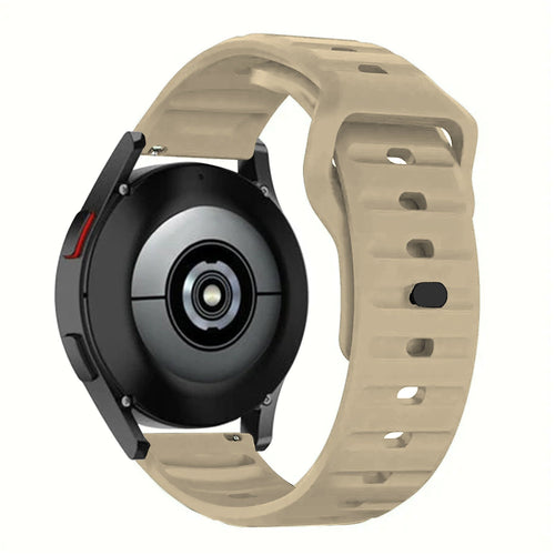 Withings Steel HR Sport outdoor siliconen bandje (beige-bruin)