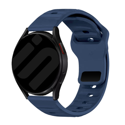 Suunto 9 Peak Pro outdoor siliconen bandje (donkerblauw)