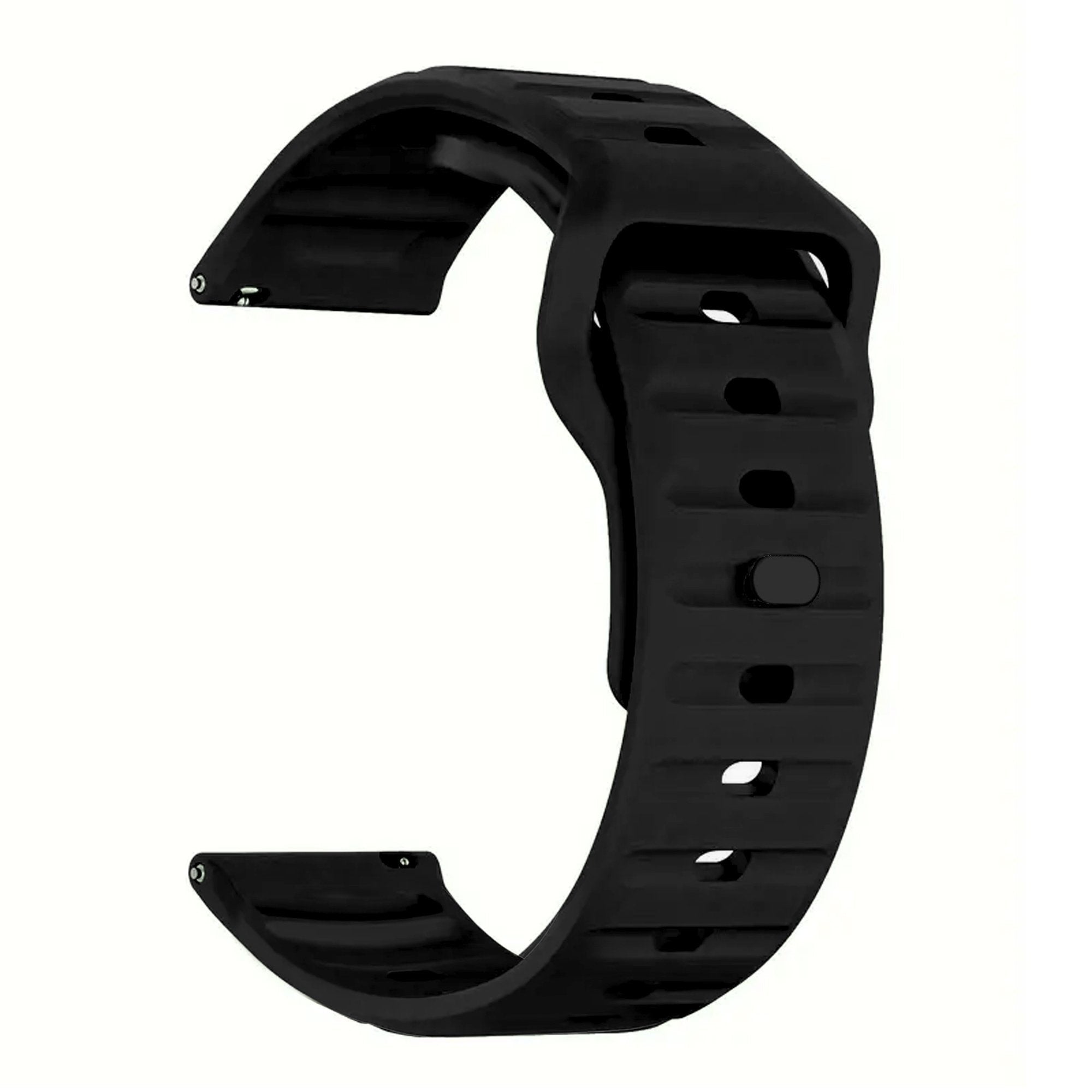 Coros Pace 2 Outdoor Silicone Strap (Black)