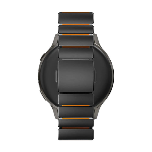 Bandz Huawei Watch Ultimate 2 Titanium Strap 'Hybrid' (Black/Orange)