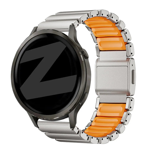 22mm titanium hybrid band titan orange