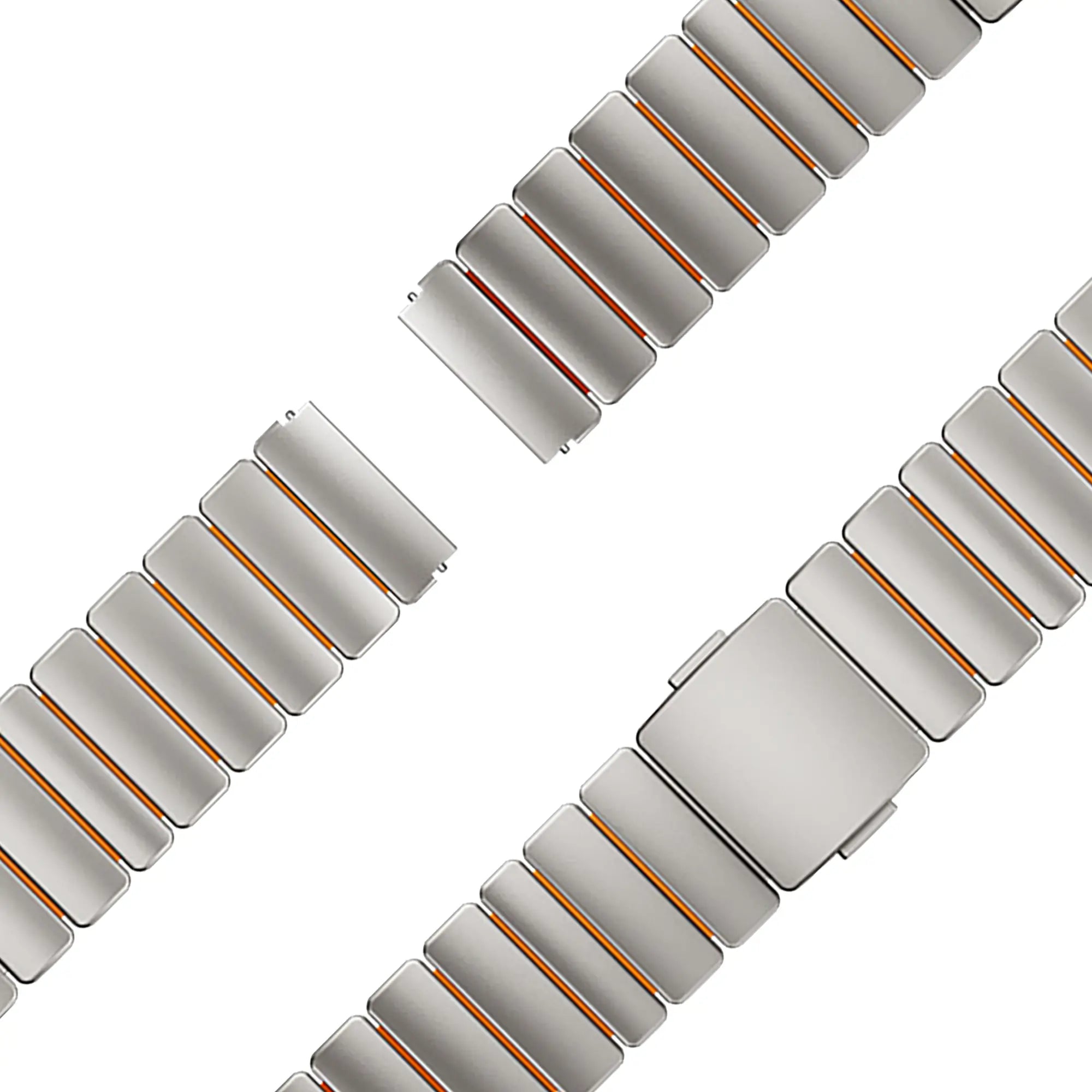 Bandz Fossil Gen 5 Titanium Strap 'Hybrid' (Titanium/Orange)