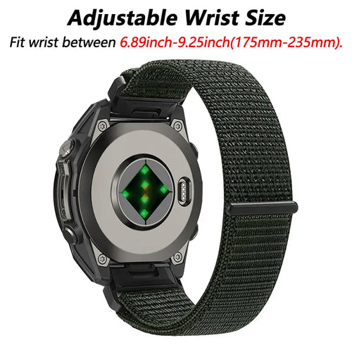 Garmin Descent MK3i - 51mm Premium Nylon Strap (Green)