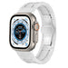 Apple Watch Ultra keramiek stalen band (wit/zilver)