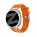 Bandz Samsung Galaxy Watch 8 Classic siliconen band 'Luxe Liquid' (oranje)