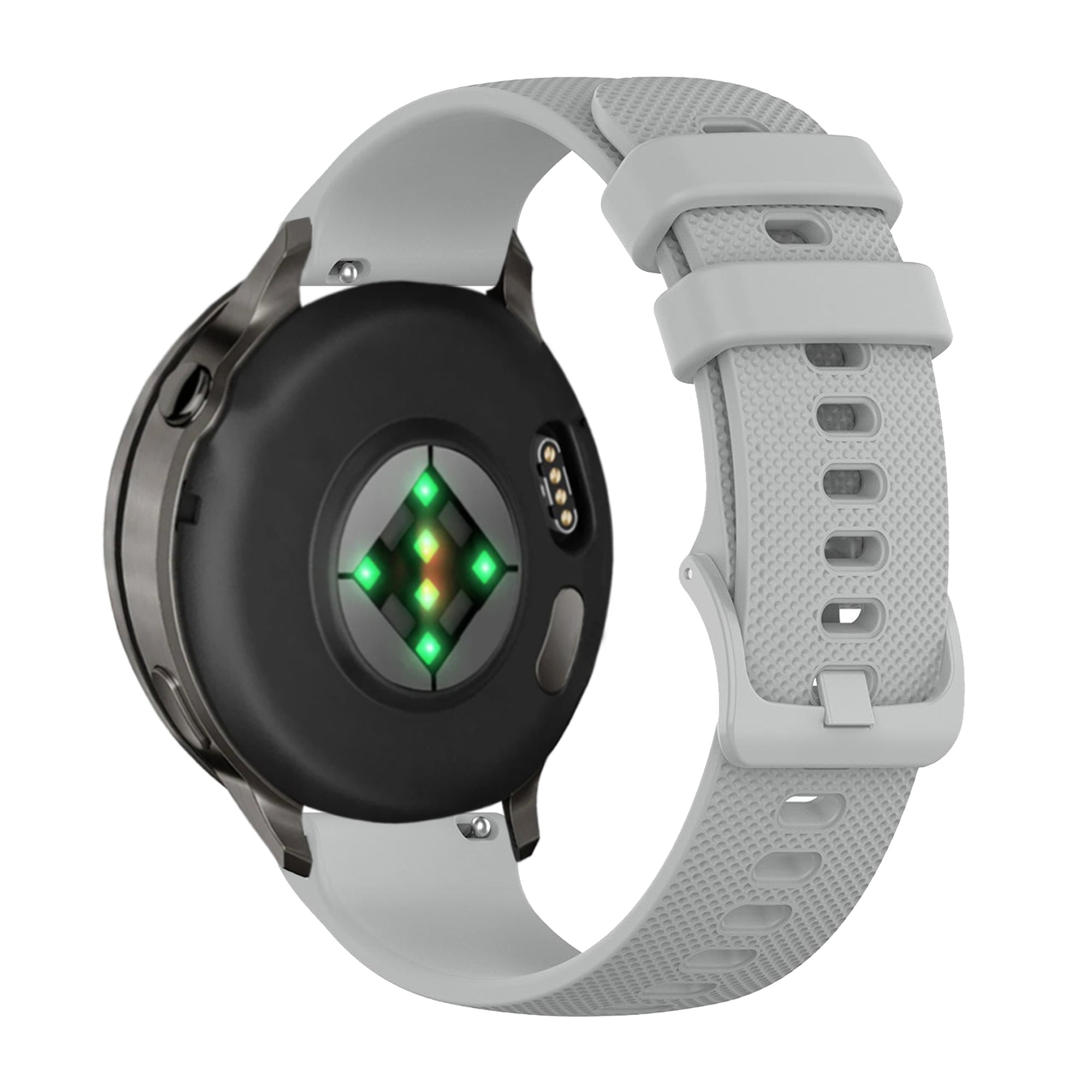 Bandz Garmin Forerunner 645 siliconen band 'Premium' (grijs)