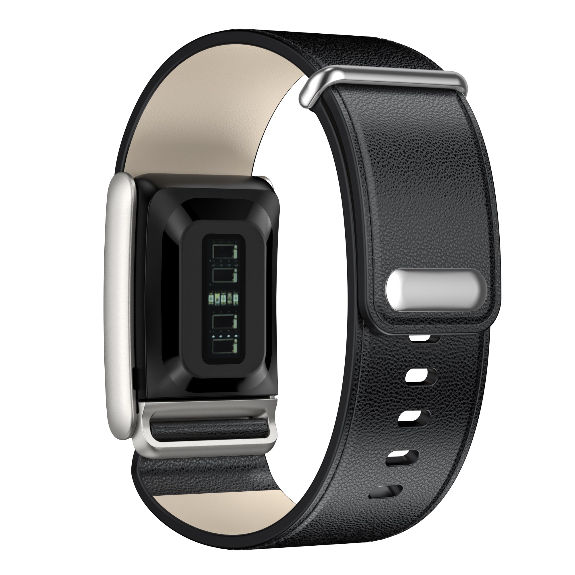 Whoop 5.0 leren bandje (zwart)