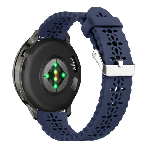 Bandz Garmin Approach S42 Silicone Strap 'Lace' (Dark Blue)