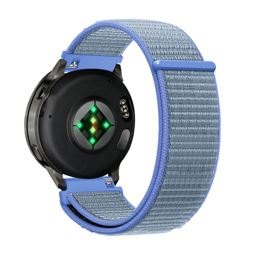 Bandz Garmin Forerunner 265 nylon loop band (lichtblauw)