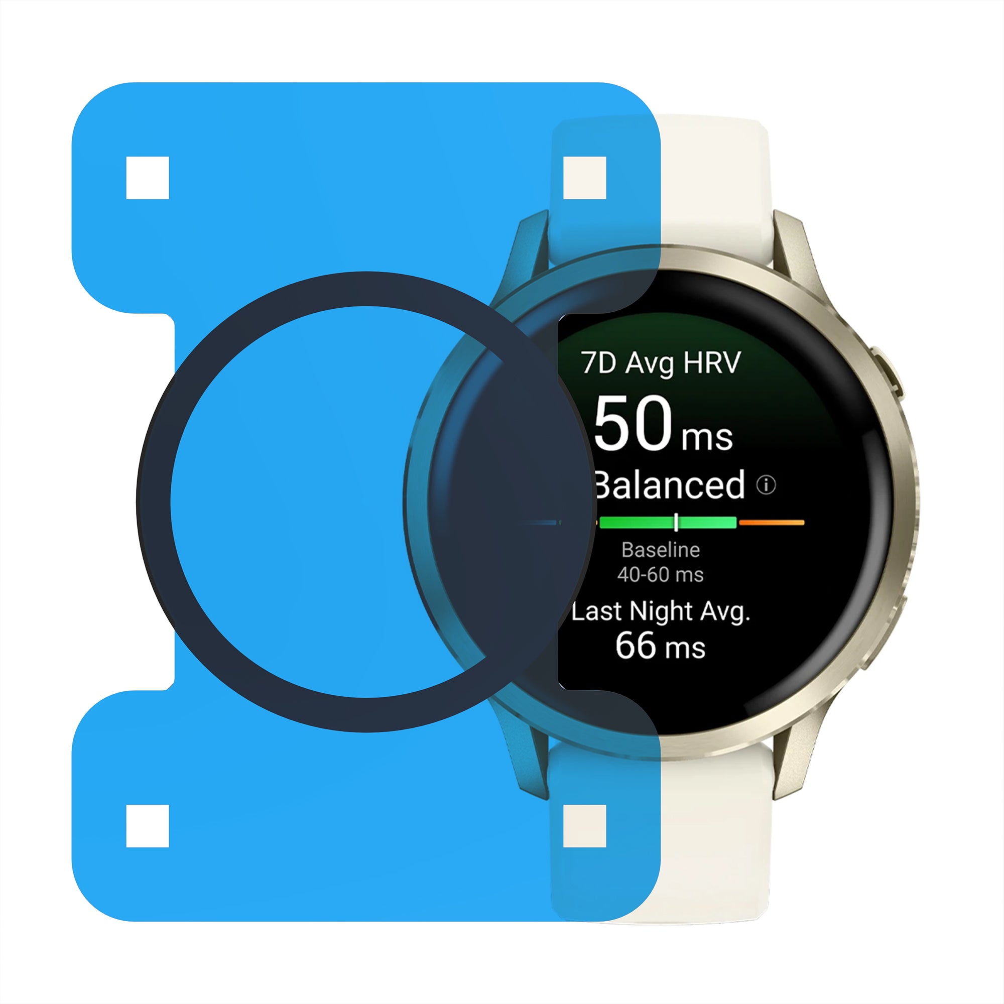 Screenprotector met One-Click tool - Garmin Venu 4 - 41mm