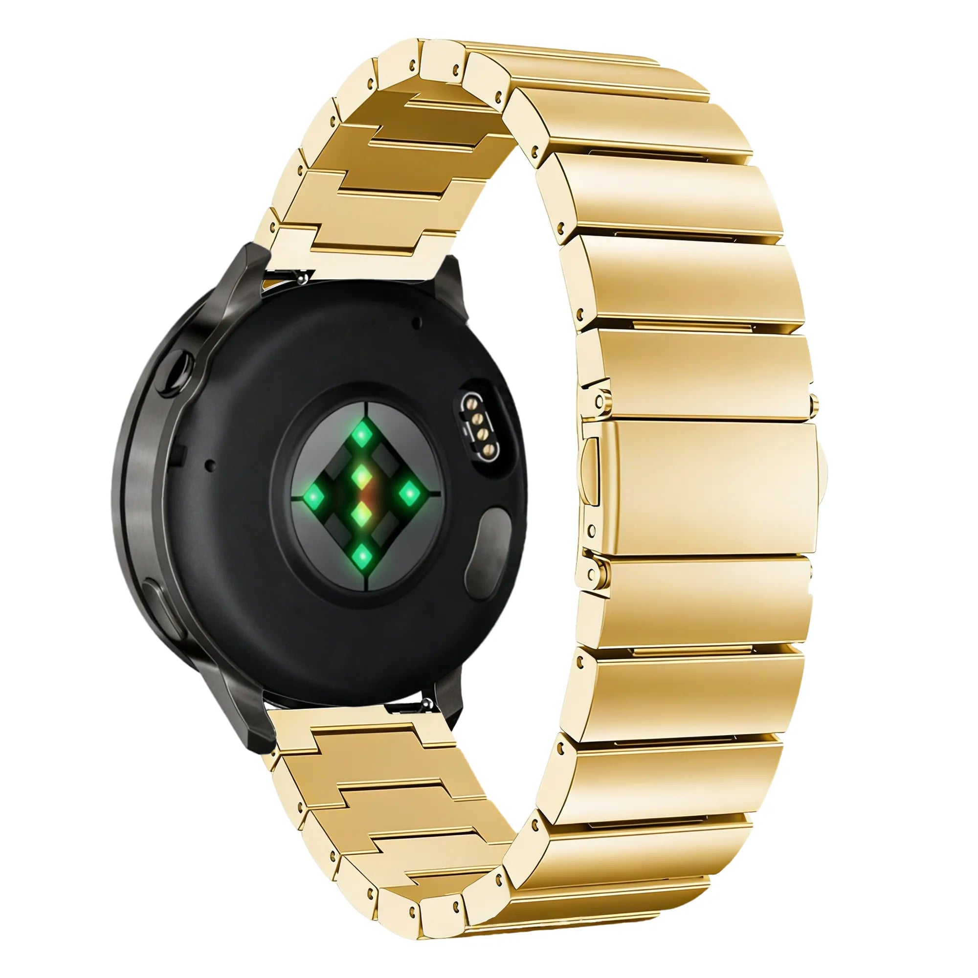 Bandz Garmin Vivoactive 5 stalen band 'One Bead' (goud)