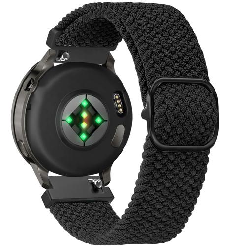 Bandz Garmin Forerunner 265s Adjustable Braided Strap (Black)