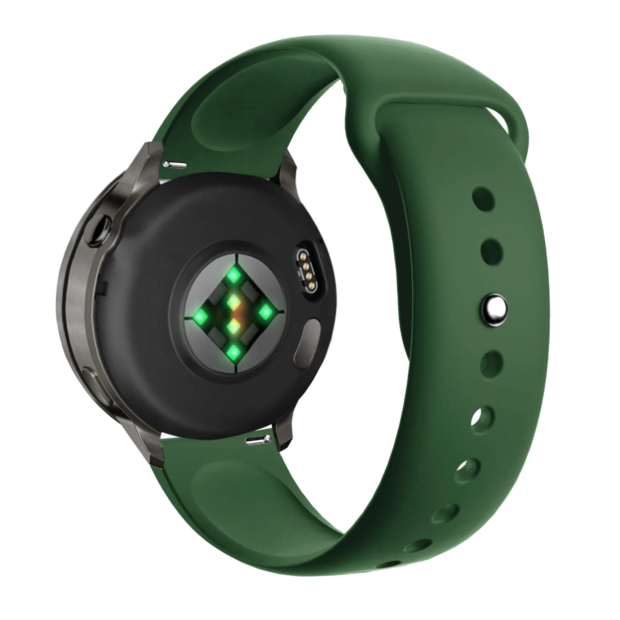 Bandz Garmin Forerunner 265s sport band 'Deluxe' (legergroen)