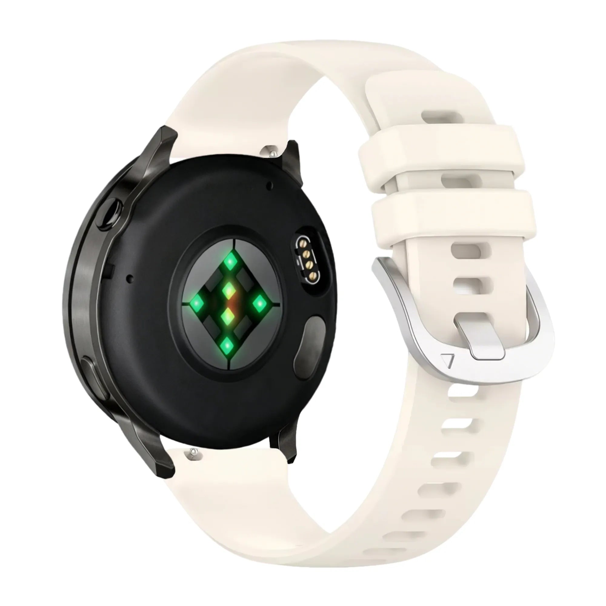 Bandz Garmin Venu 2s siliconen band 'Classic' (sterrenlicht)