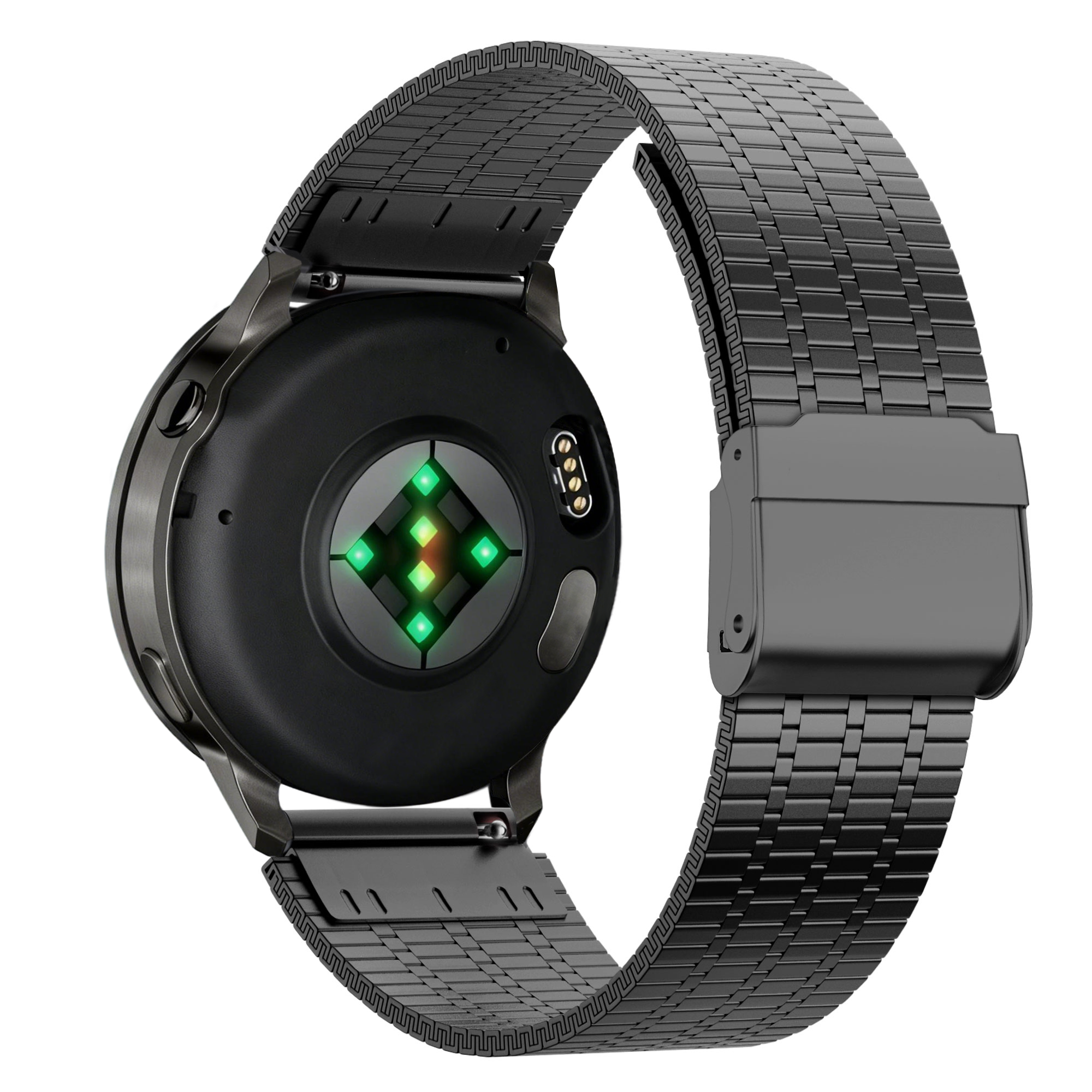 Bandz Garmin D2 Air X15 verstelbare stalen band (zwart)