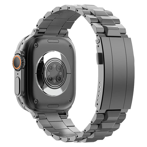 Bandz Apple Watch Titanium Strap 'Deluxe' (Graphite)