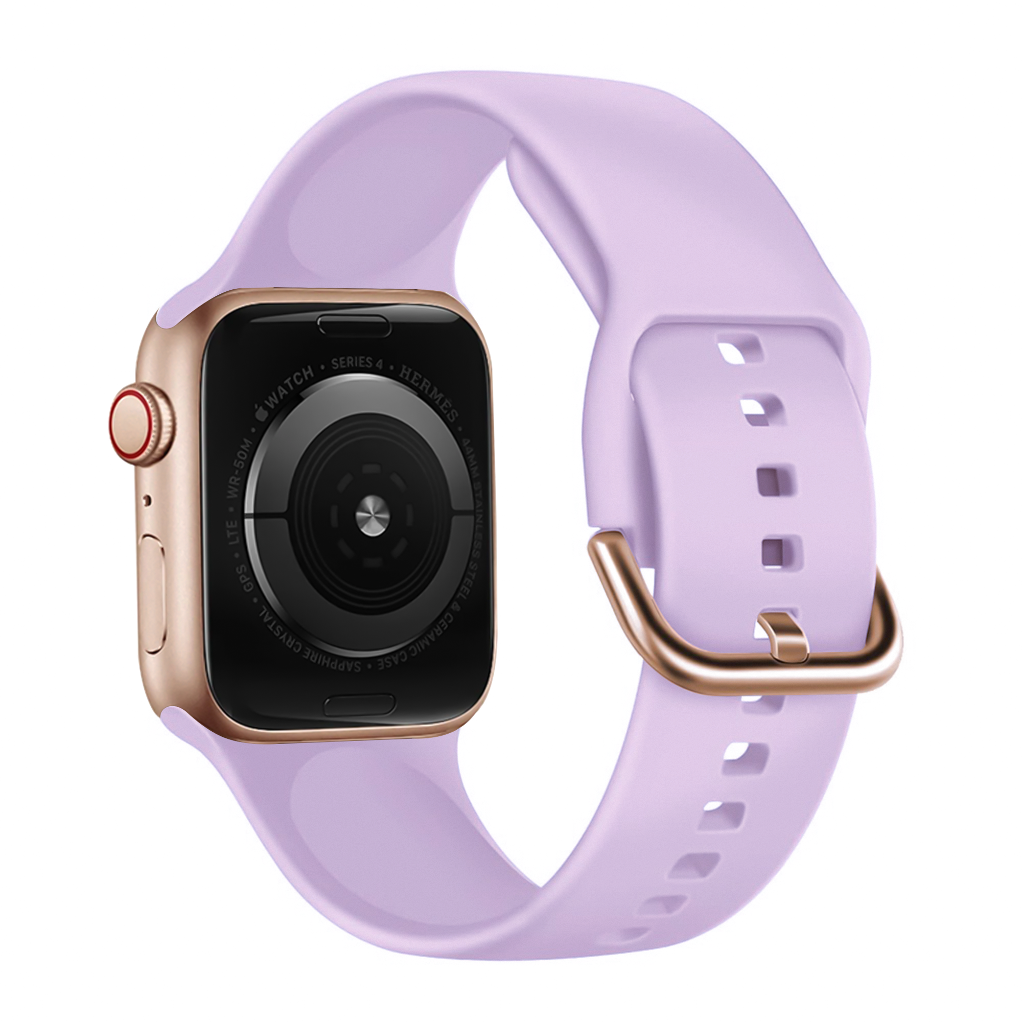 Apple Watch Silk Silicone Strap (Lilac)