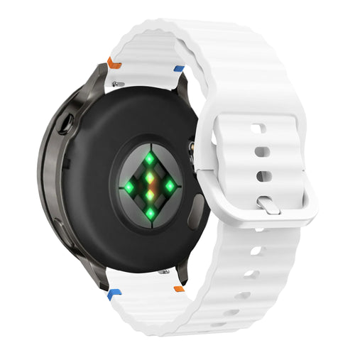 Bandz Garmin Venu 2s Silicone Strap 'Wave' (White)