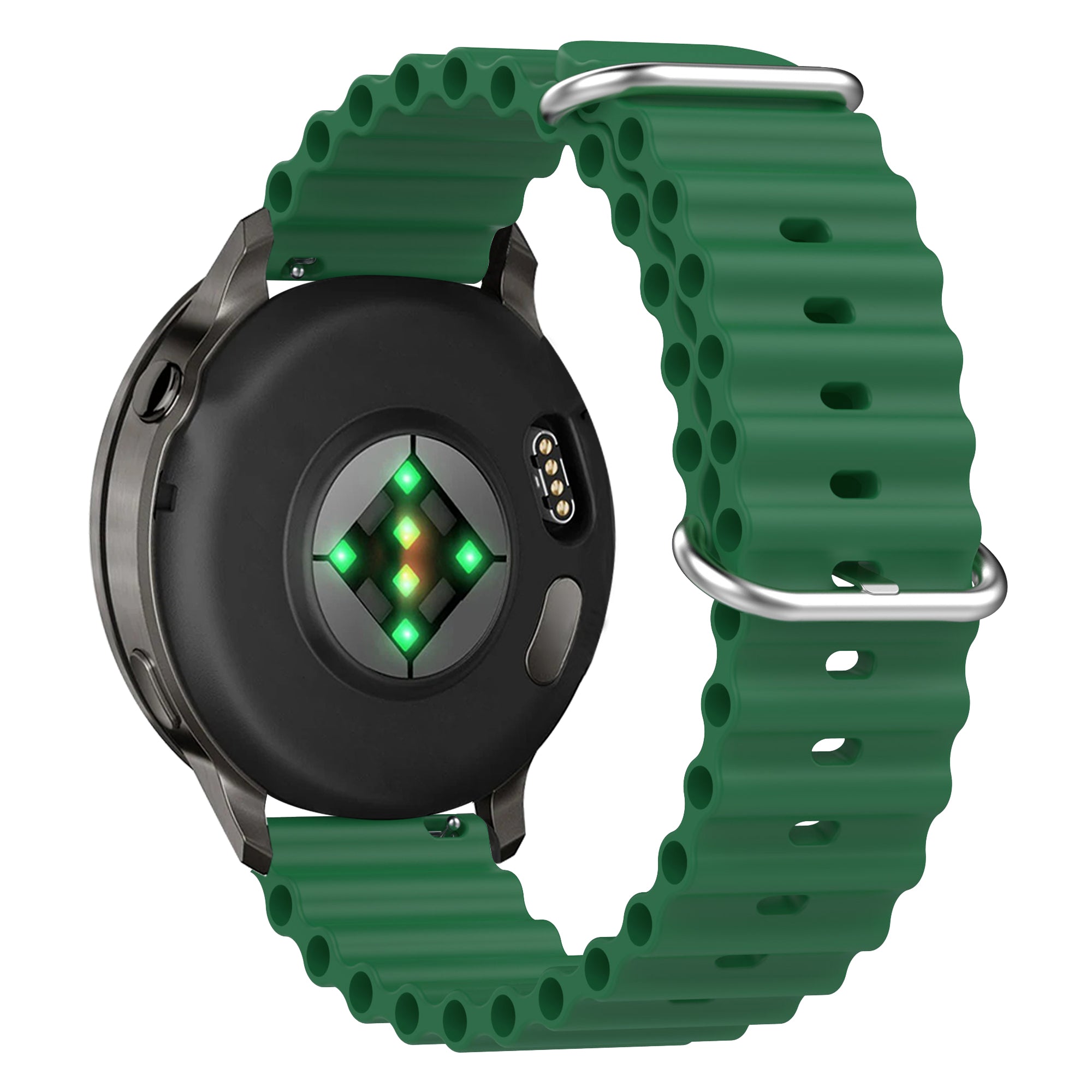 Bandz Garmin Vivoactive 3 ocean bandje 'Classic' (groen)