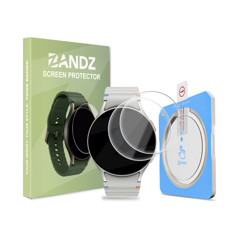 Bandz Samsung Galaxy Watch 7 - 44mm screenprotector met One-Click tool