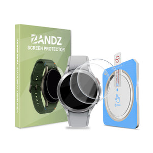 Bandz Samsung Galaxy Watch 4 Classic - 46mm screenprotector met One-Click tool