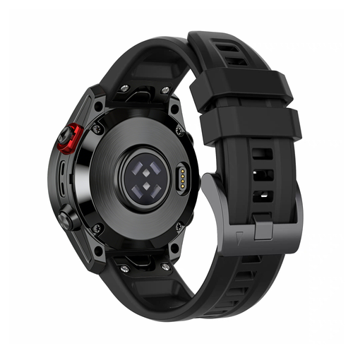 Bandz Garmin Fenix 5s / 6s Silicone Strap 'Classic' (Black)