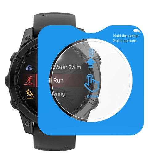 Screenprotector met One-Click tool - Garmin Fenix E (47mm)