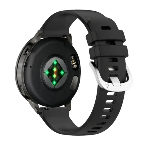 Bandz Garmin Forerunner 265s siliconen band 'Classic' (zwart)