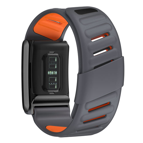 Sport bandje geschikt voor Whoop 4.0 (donkergrijs/oranje)