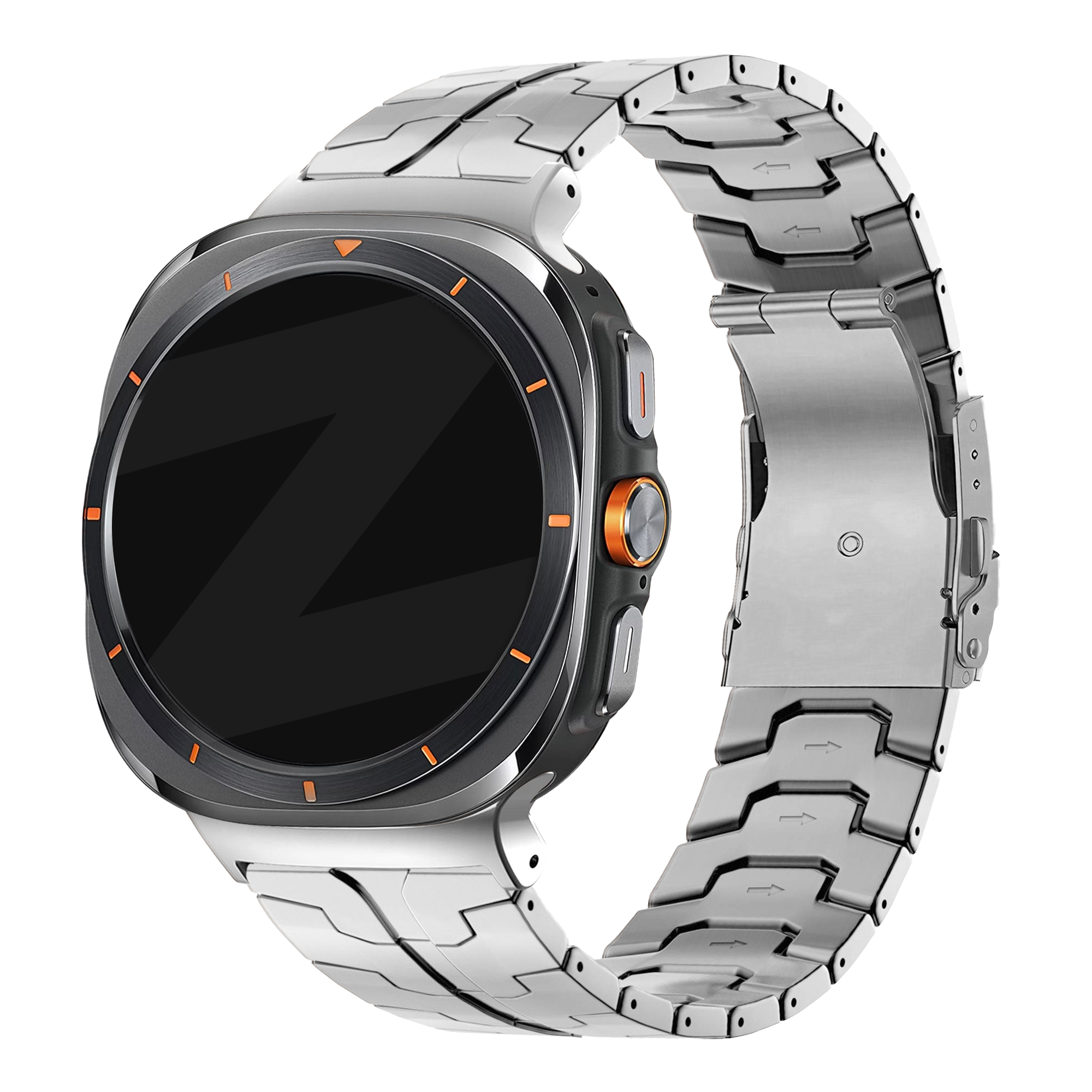 Bandz Samsung Galaxy Watch Ultra Titanium Strap 'Iron' (Silver)