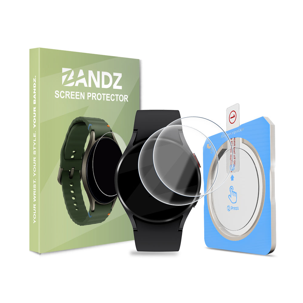 Bandz Samsung Galaxy Watch 4 - 40mm screenprotector met One-Click tool