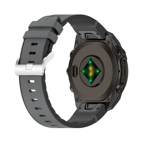 Amazfit T-Rex Ultra 2 leren hybrid bandje (grijs)
