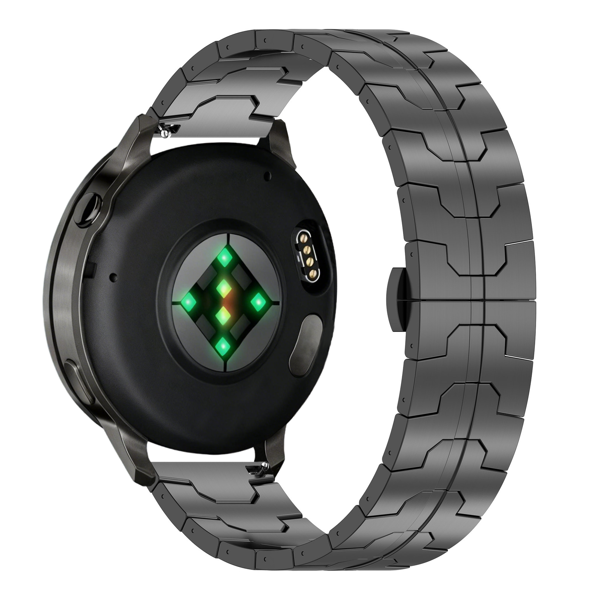 Bandz Garmin Venu 3 Steel Strap 'Iron' (Black)