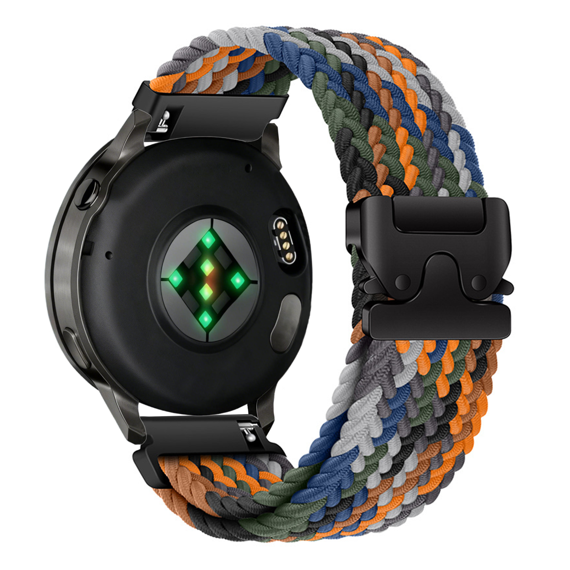 Bandz Garmin Venu 3s gevlochten band 'Parachute' (multicolour)