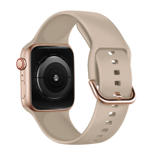Apple Watch Silk Silicone Strap (Milk Tea)
