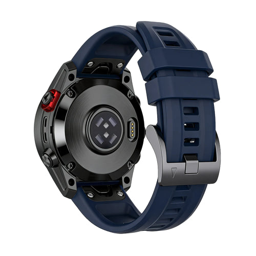 Bandz Amazfit T-Rex Ultra 2 siliconen band 'Classic' (donkerblauw)
