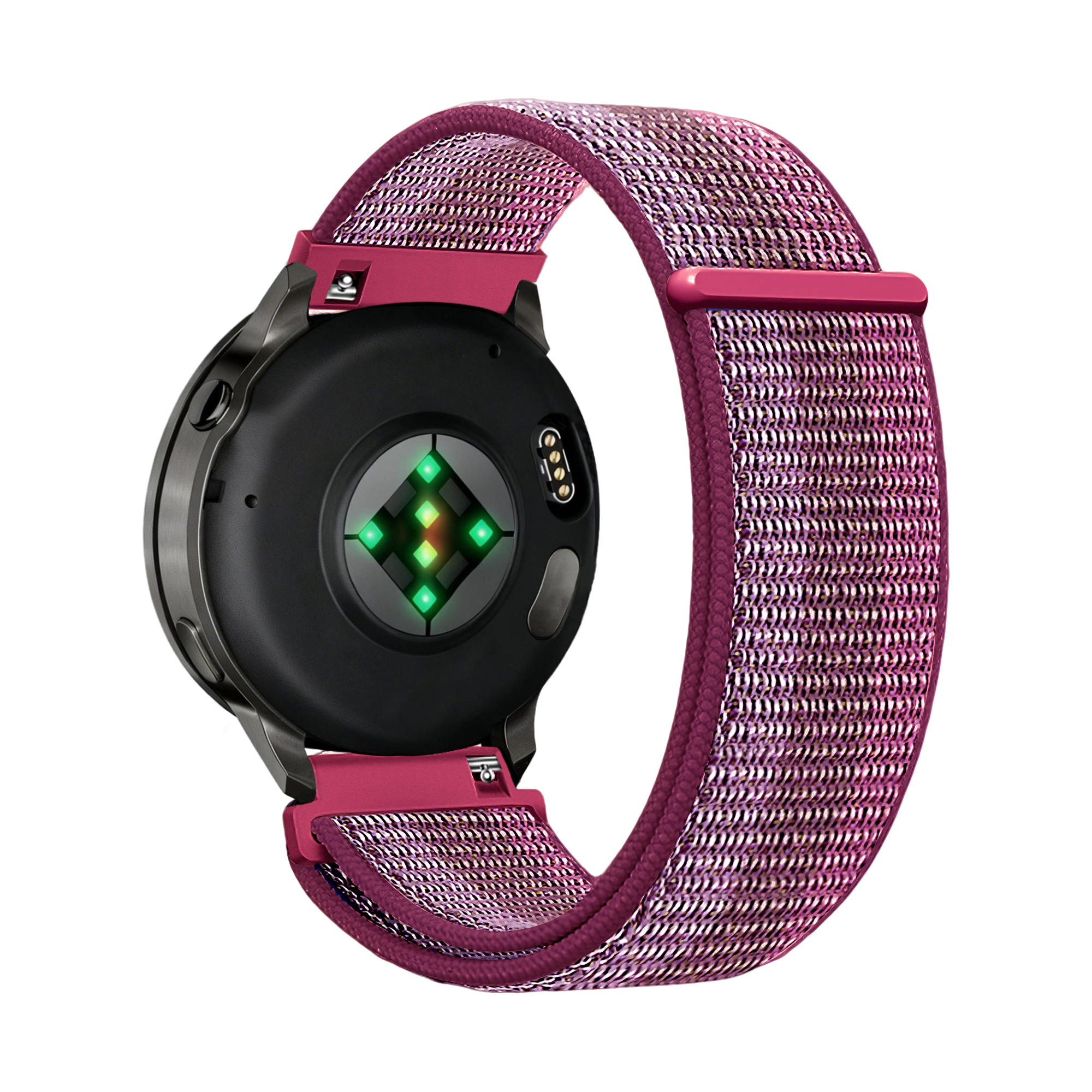 Bandz Garmin Vivoactive 4s nylon loop band (berry)