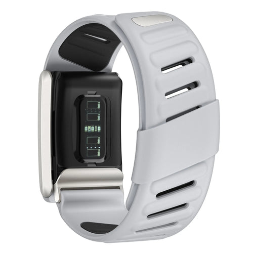 Sport bandje geschikt voor Whoop 4.0 (lichtgrijs/zwart)