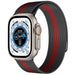 Apple Watch Ultra Milanese Strap (Black/Red)