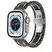 Apple Watch Ultra keramiek stalen band (zwart/goud)