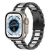 Apple Watch Ultra stalen band (zwart/zilver)