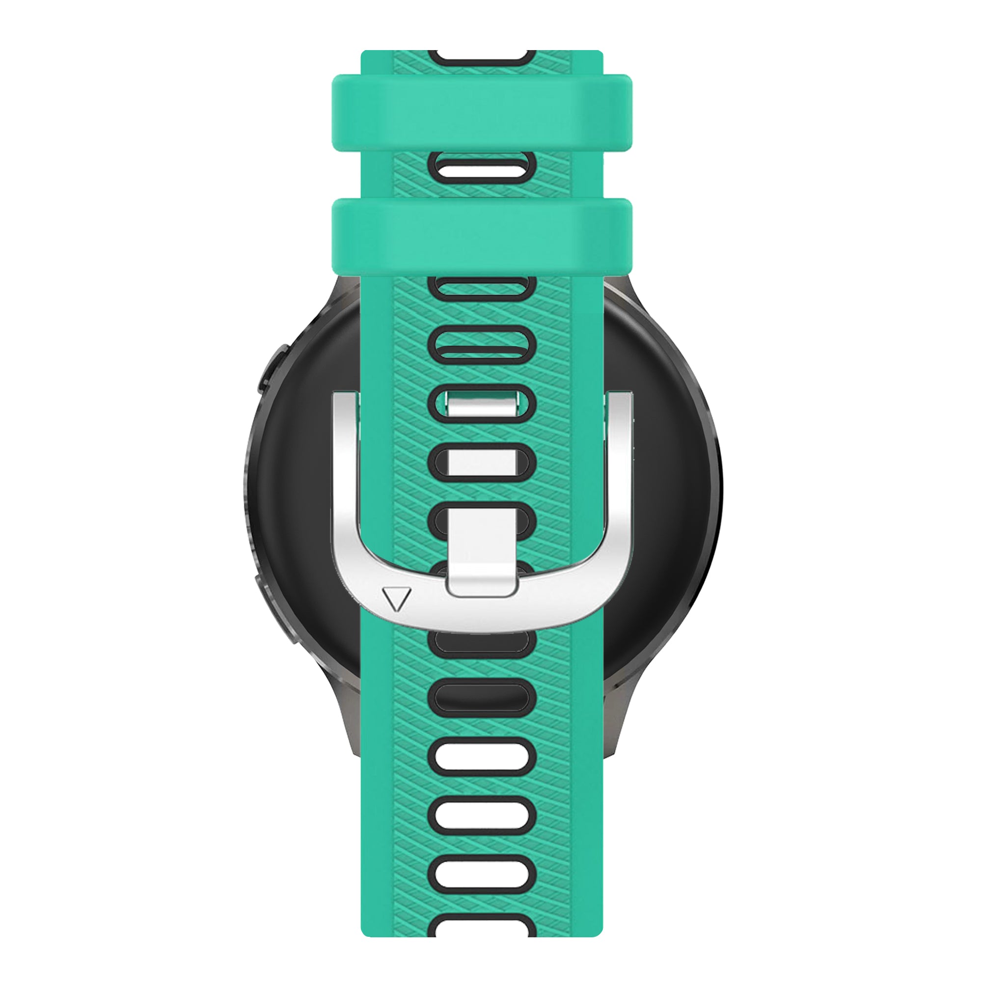 Bandz Garmin Vivomove 3s sport band met gesp (aqua/zwart)