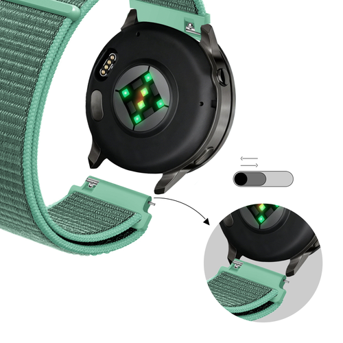 Bandz Garmin Venu 2 Nylon Loop Strap (Mint)