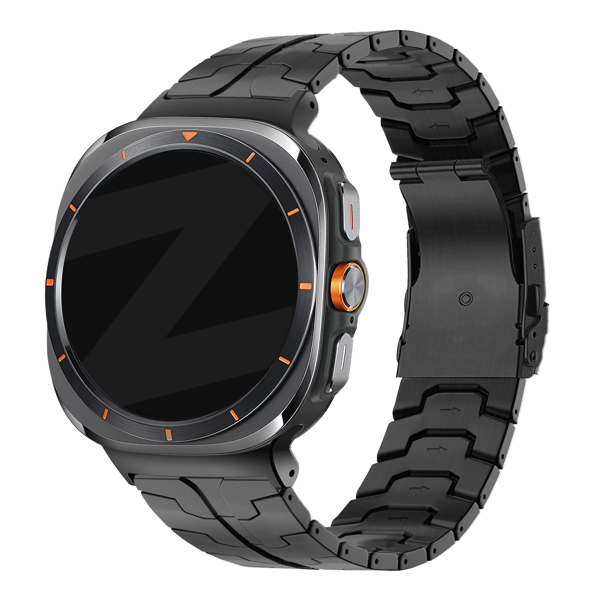 Bandz Samsung Galaxy Watch Ultra Titanium Strap 'Iron' (Black)