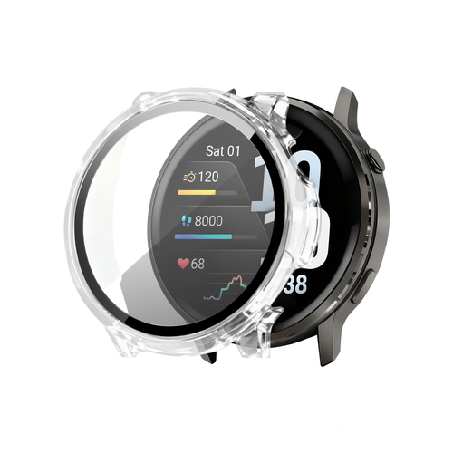 Bandz Garmin Venu 4 - 45mm PC hoesje met glas (transparant)